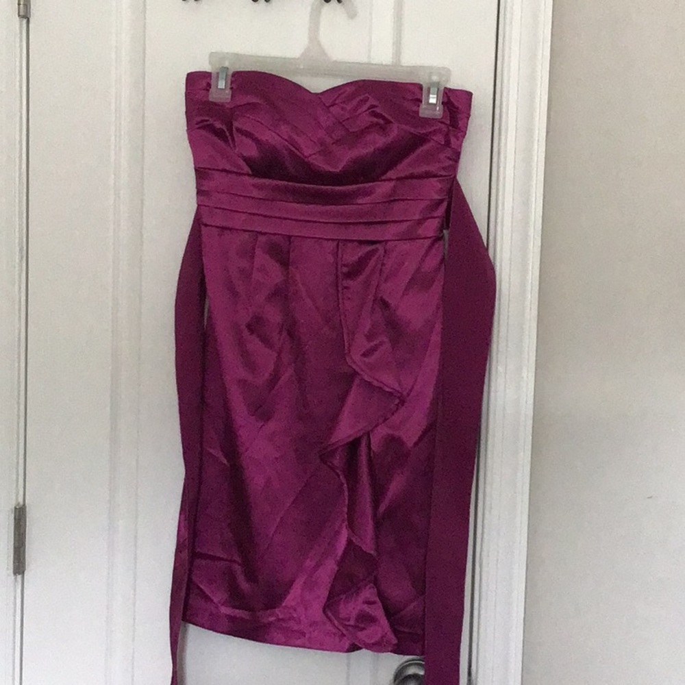 Purple mini dress, perfect for cocktail